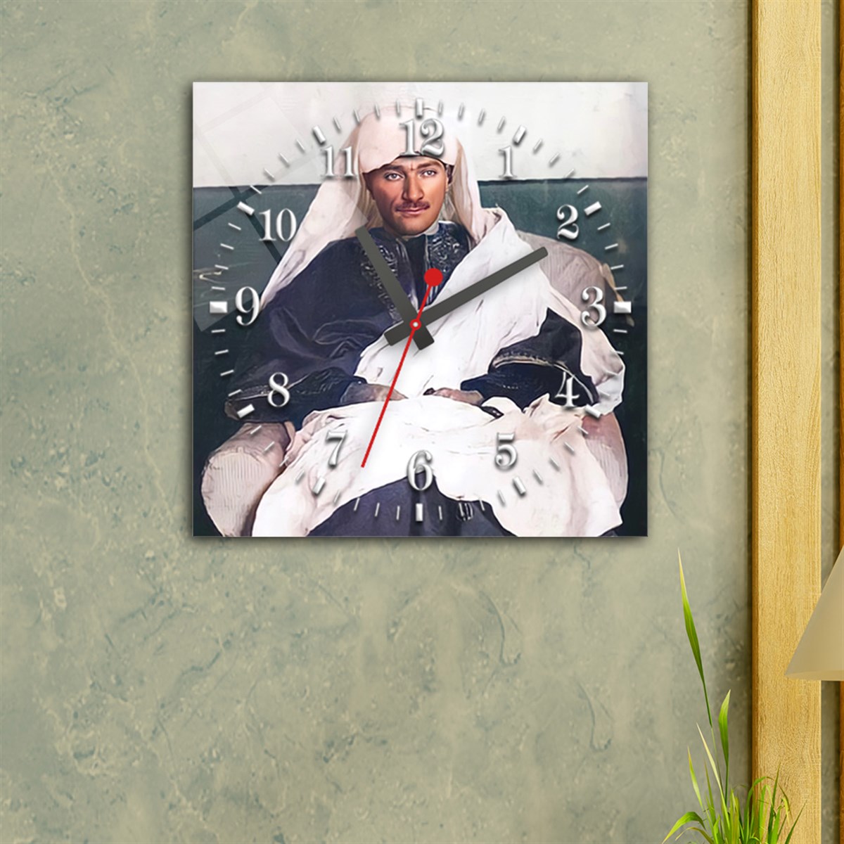 Tempered Glass Wall Clock