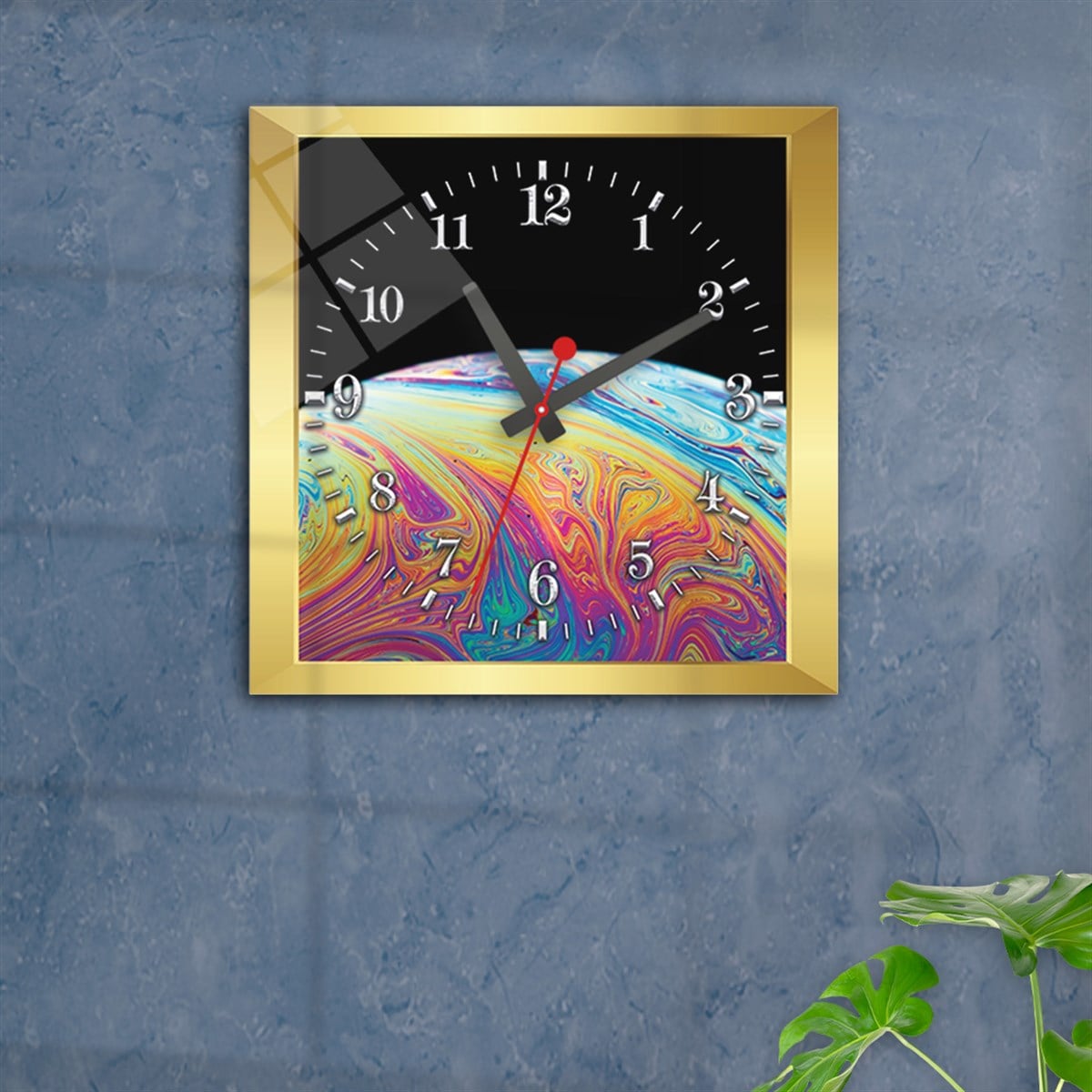 Tempered Glass Wall Clock