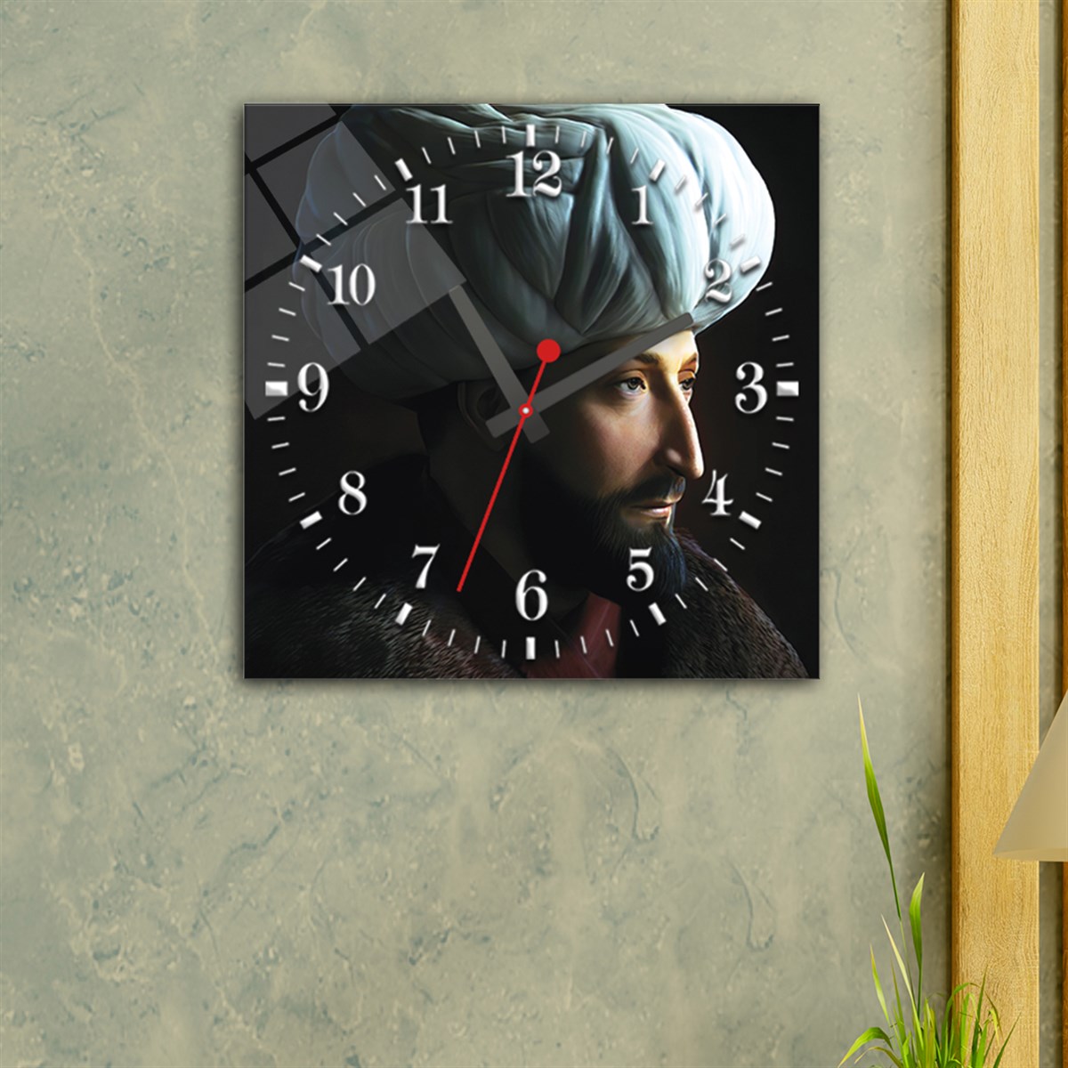 Tempered Glass Wall Clock