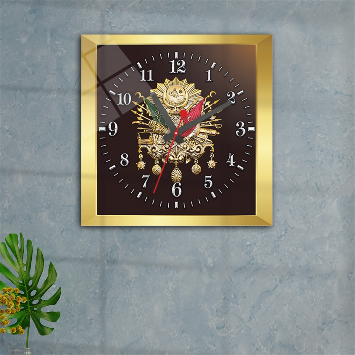 Tempered Glass Wall Clock