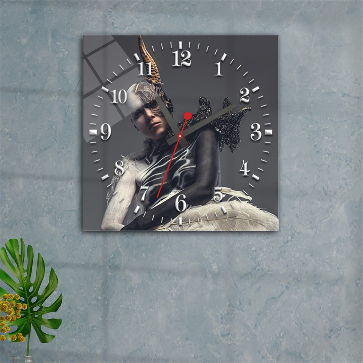 Tempered Glass Wall Clock