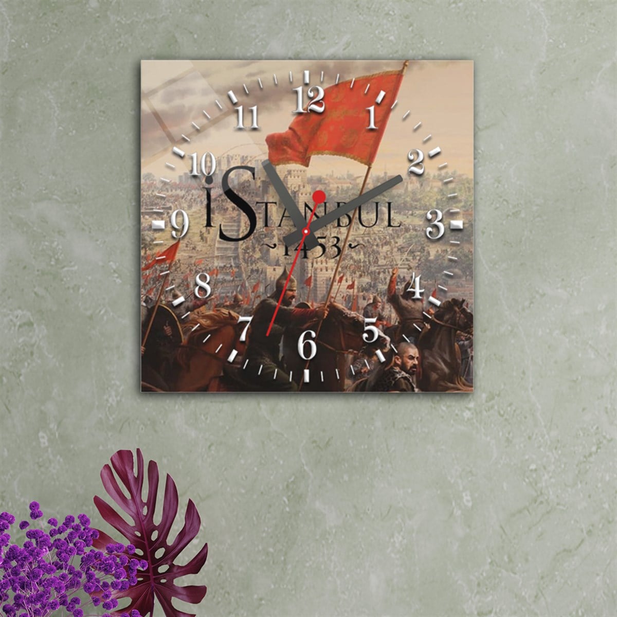 Tempered Glass Wall Clock