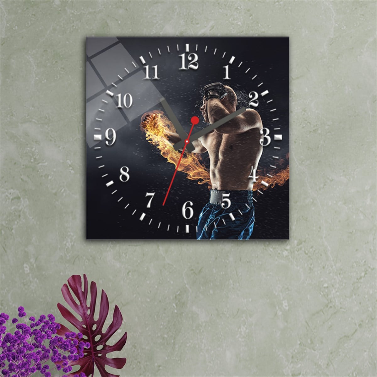 Tempered Glass Wall Clock