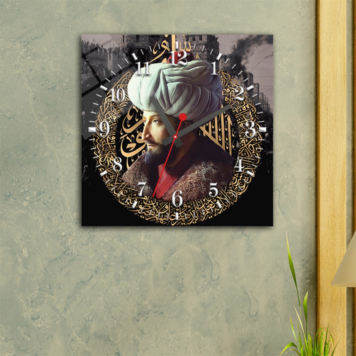 Tempered Glass Wall Clock