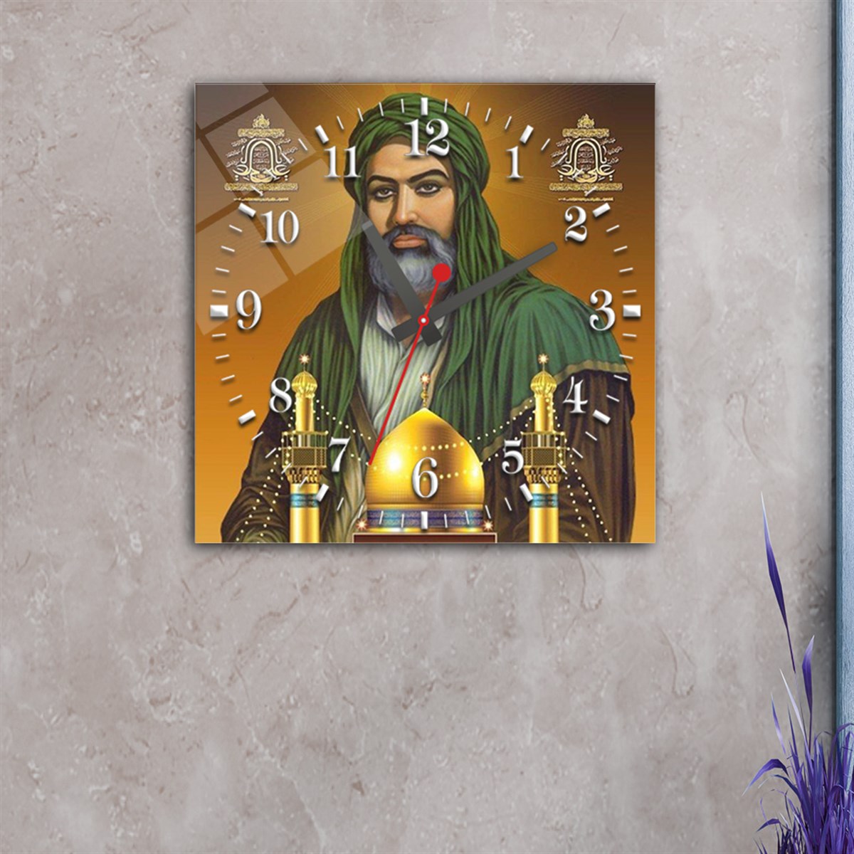 Tempered Glass Wall Clock