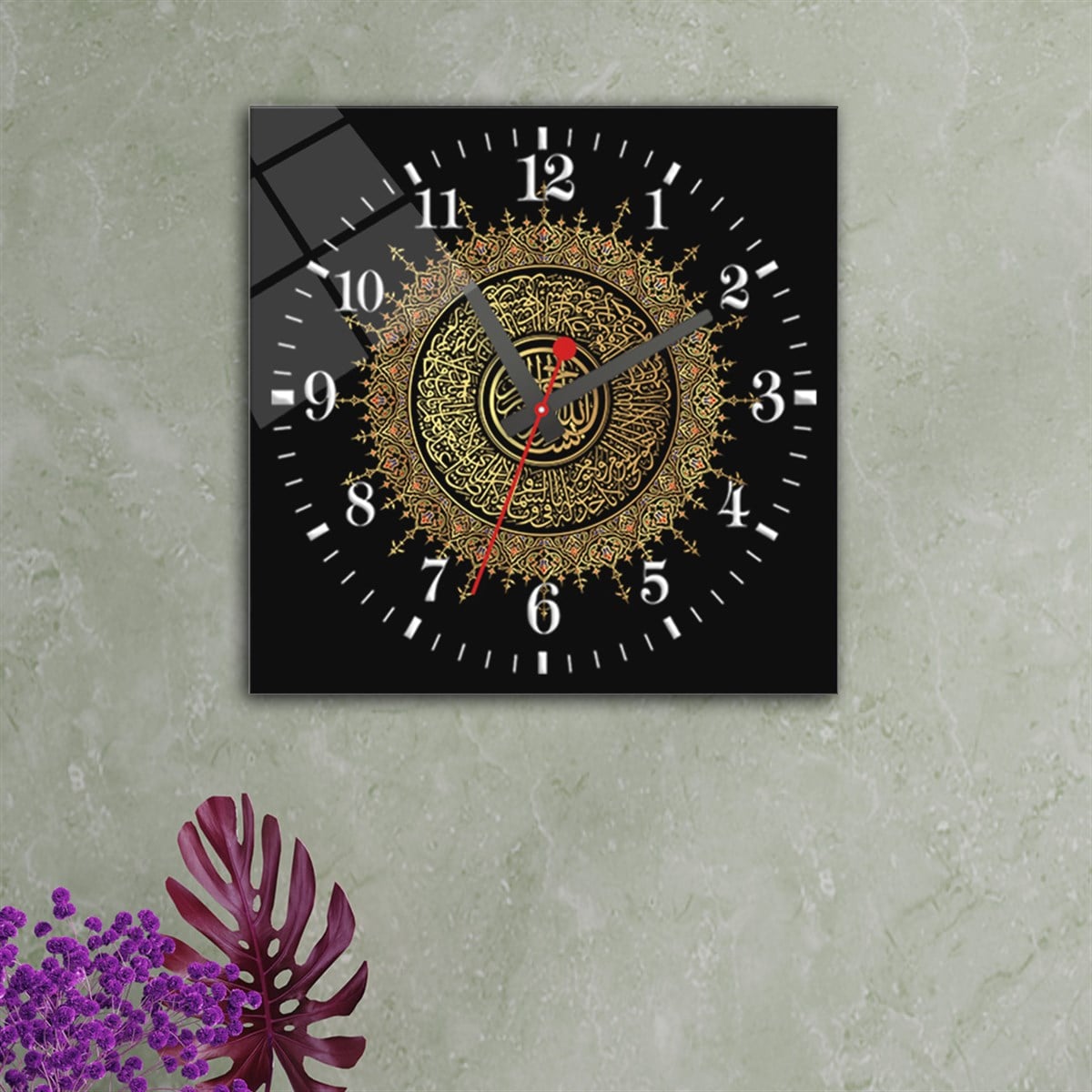 Tempered Glass Wall Clock