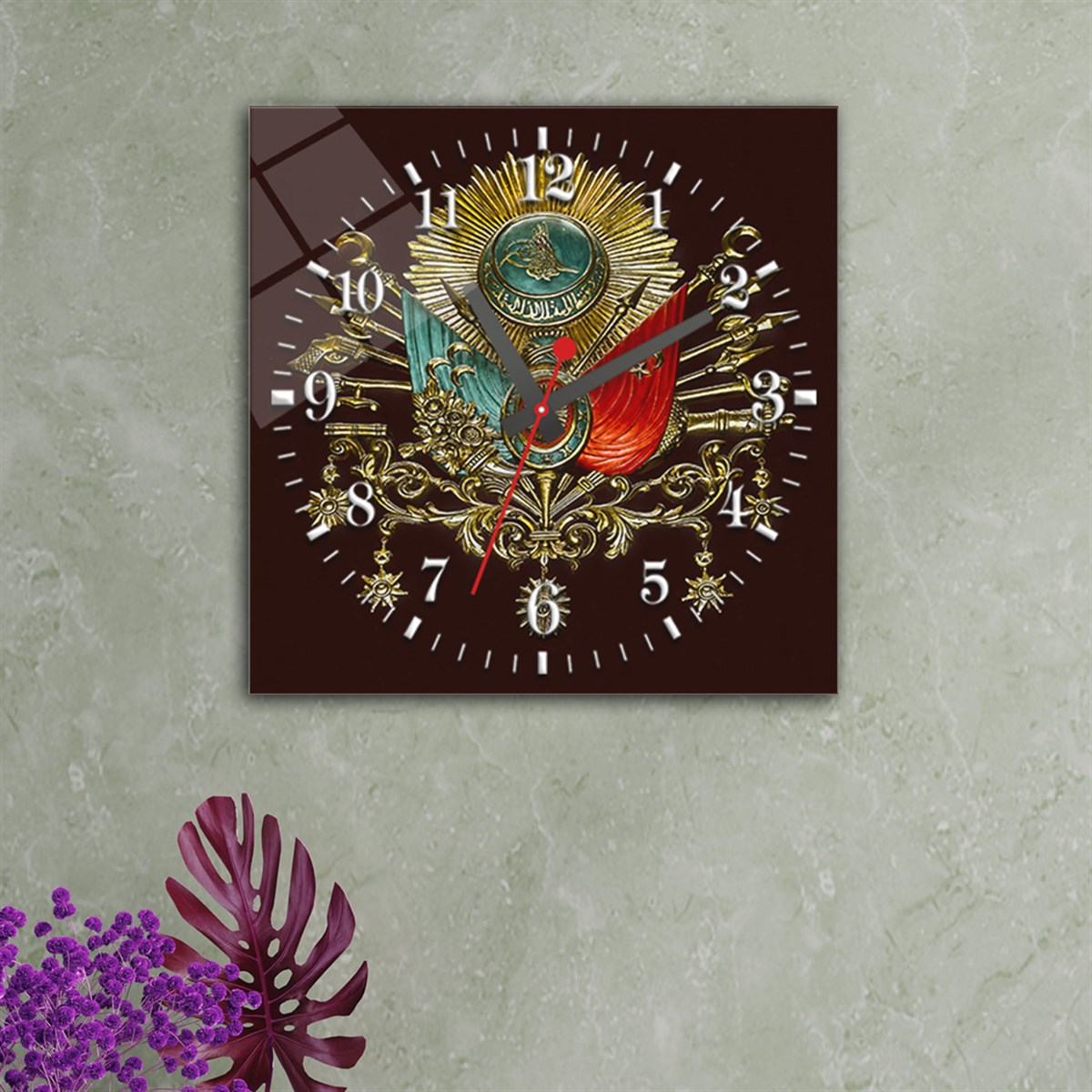 Tempered Glass Wall Clock