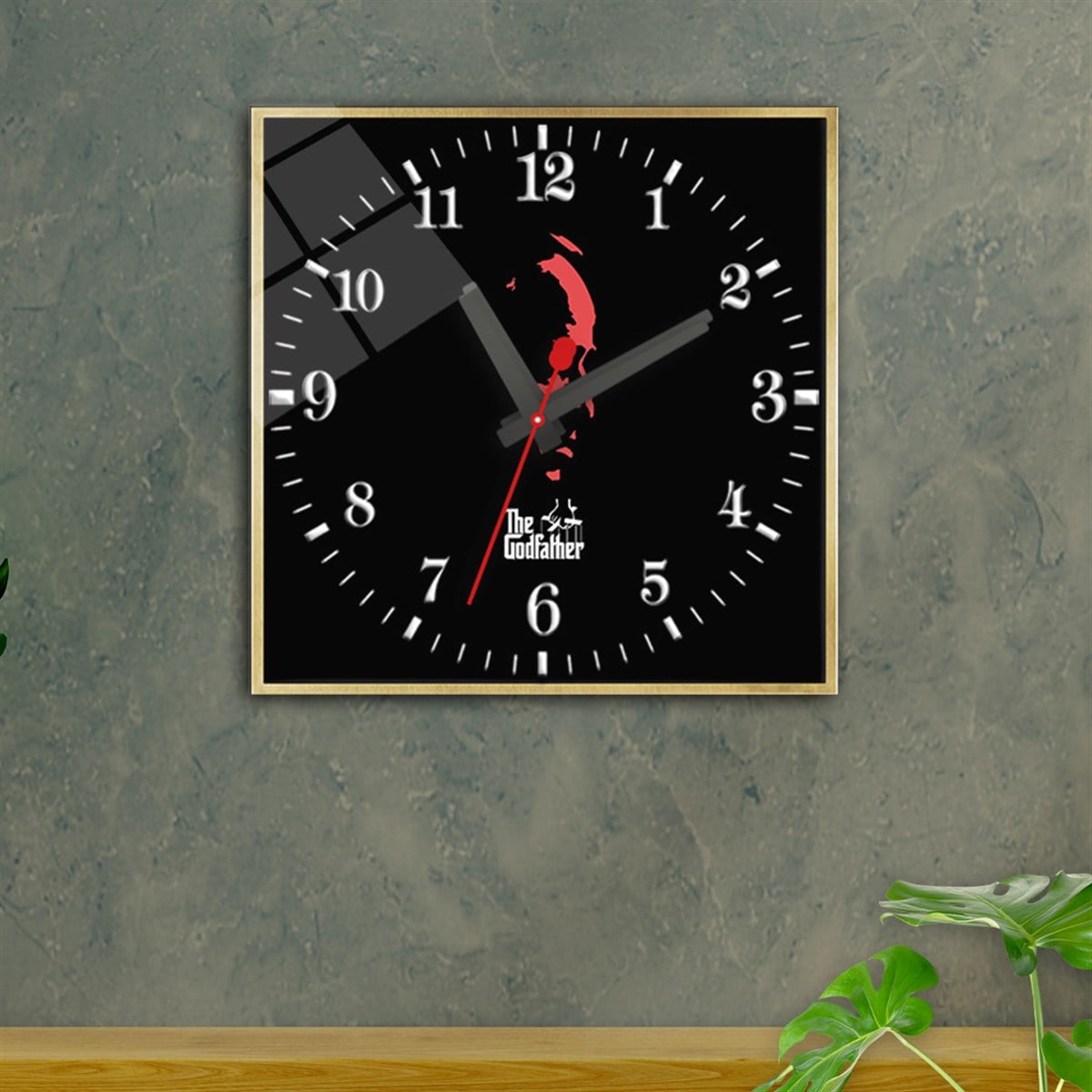 Tempered Glass Wall Clock