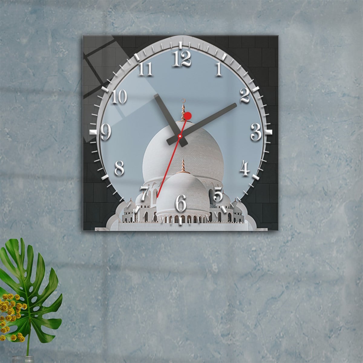 Tempered Glass Wall Clock