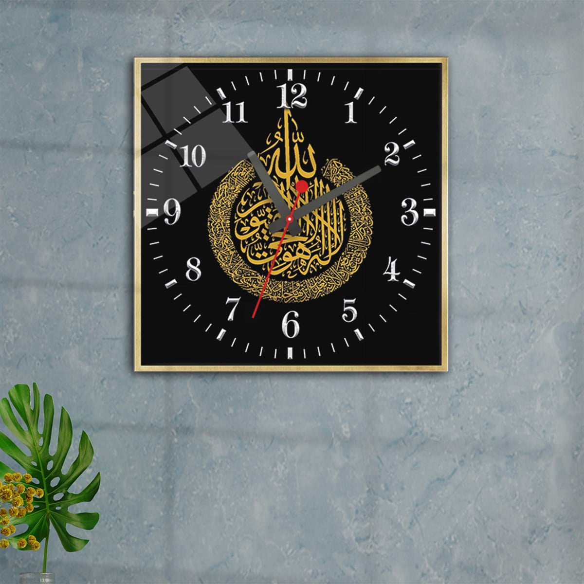 Tempered Glass Wall Clock