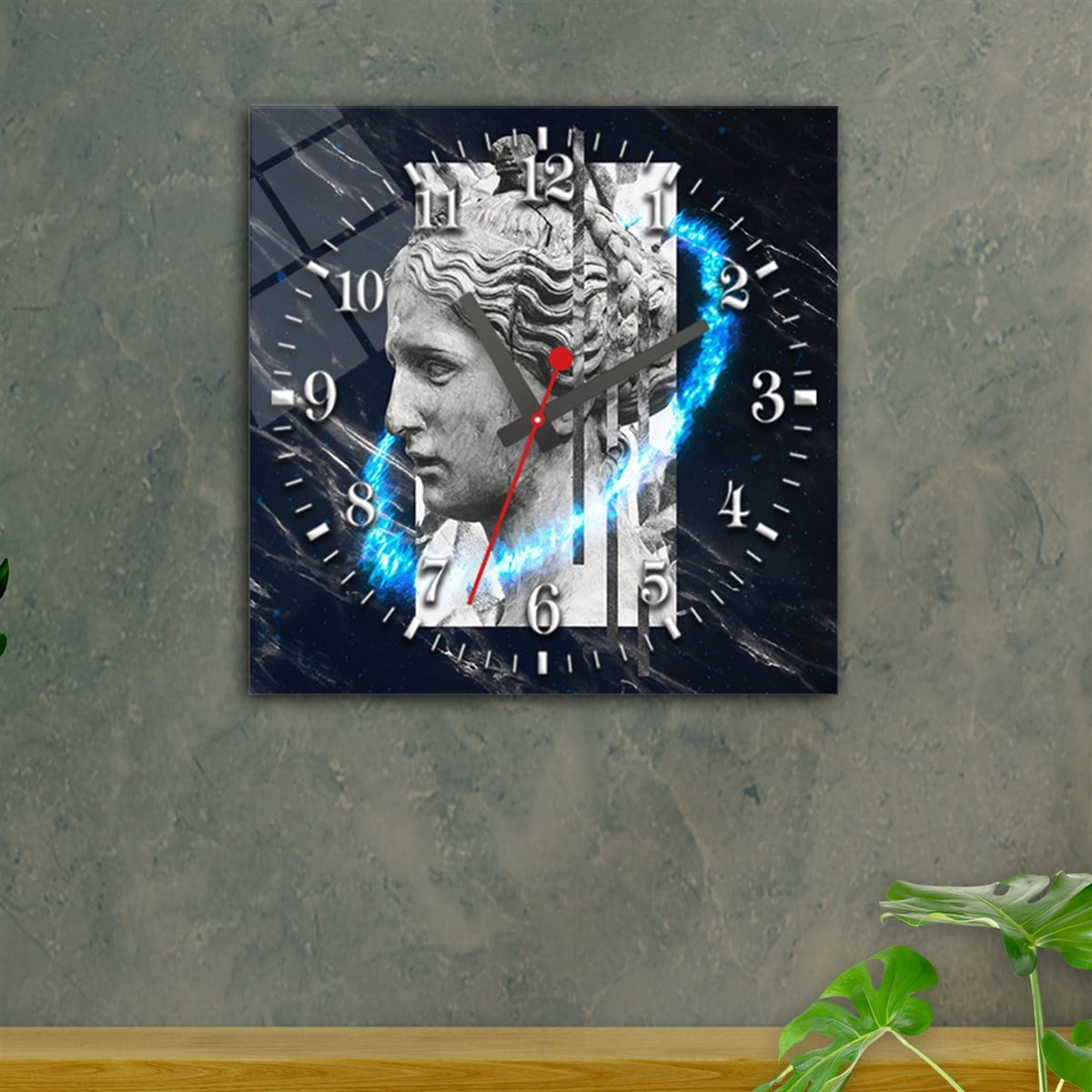 Tempered Glass Wall Clock