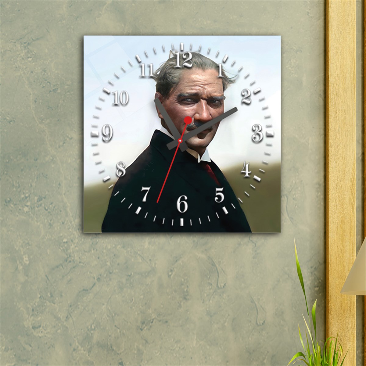 Tempered Glass Wall Clock