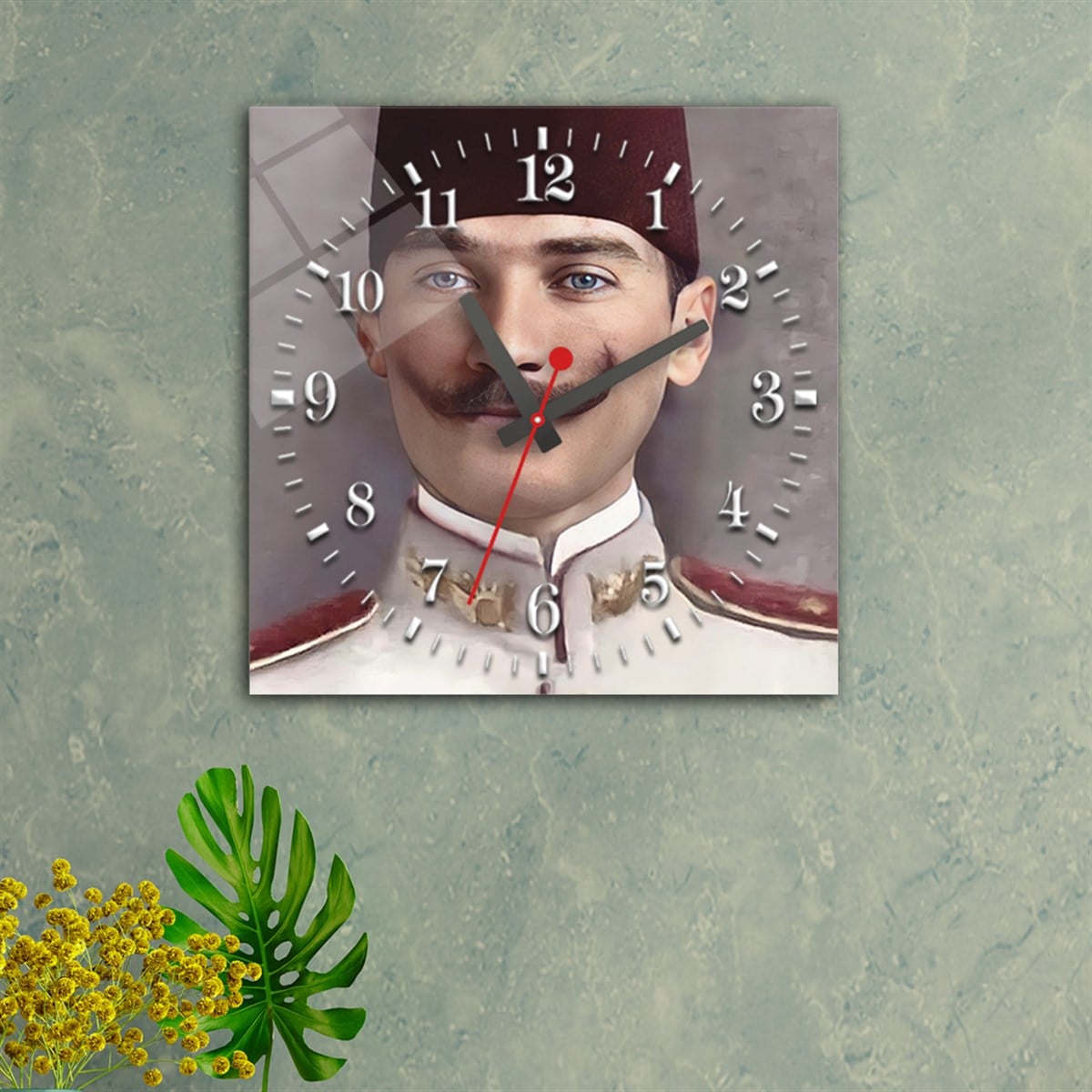 Tempered Glass Wall Clock