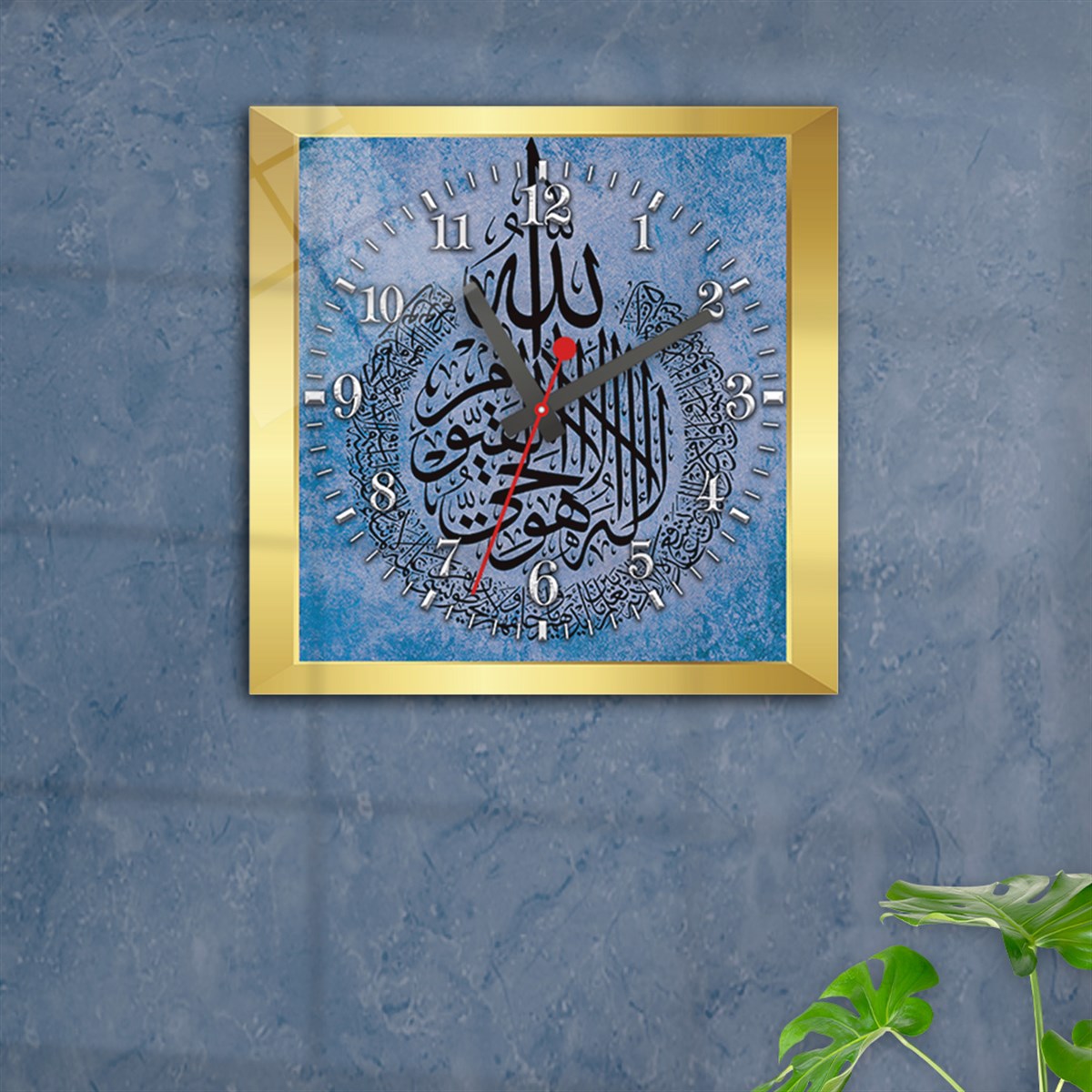 Tempered Glass Wall Clock