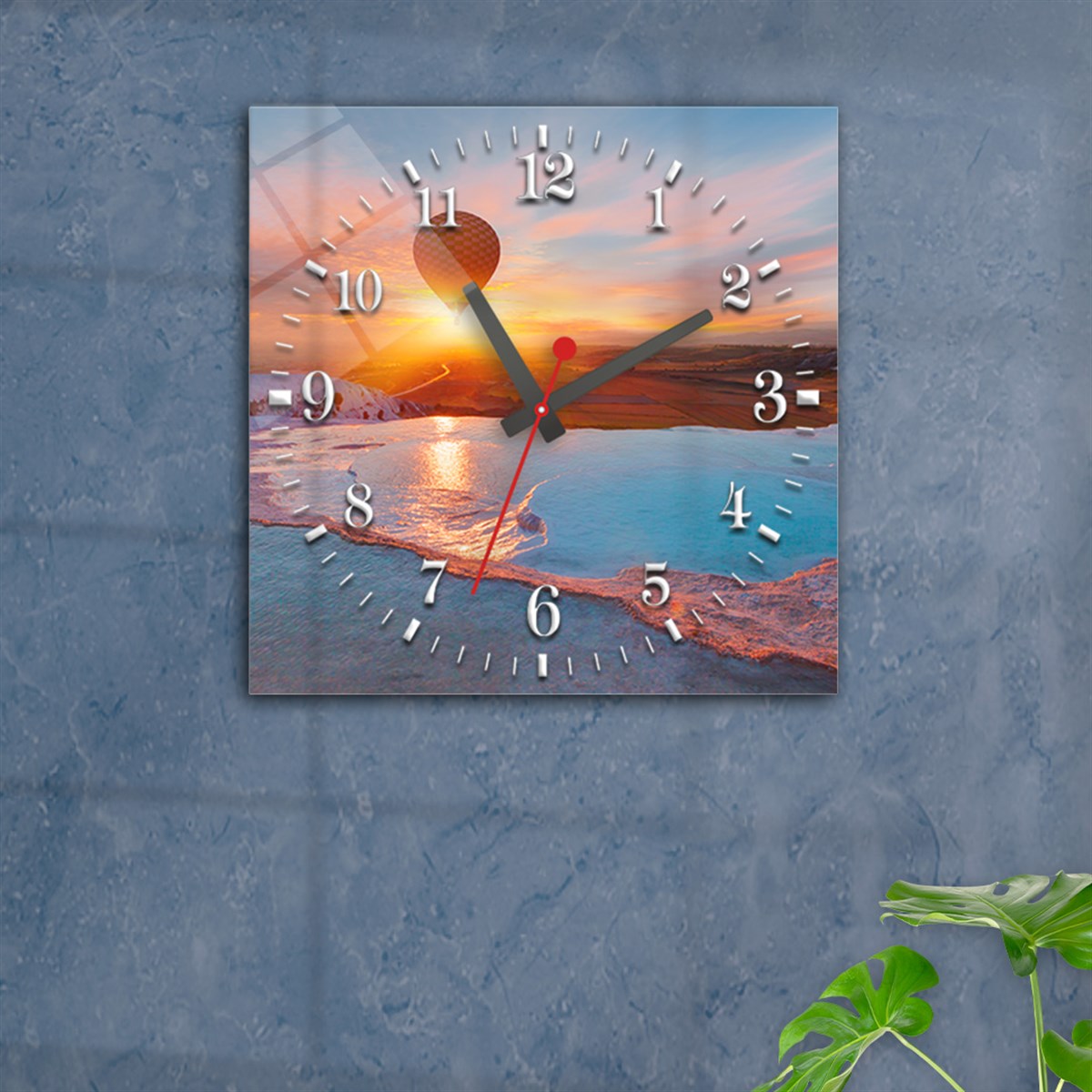Tempered Glass Wall Clock