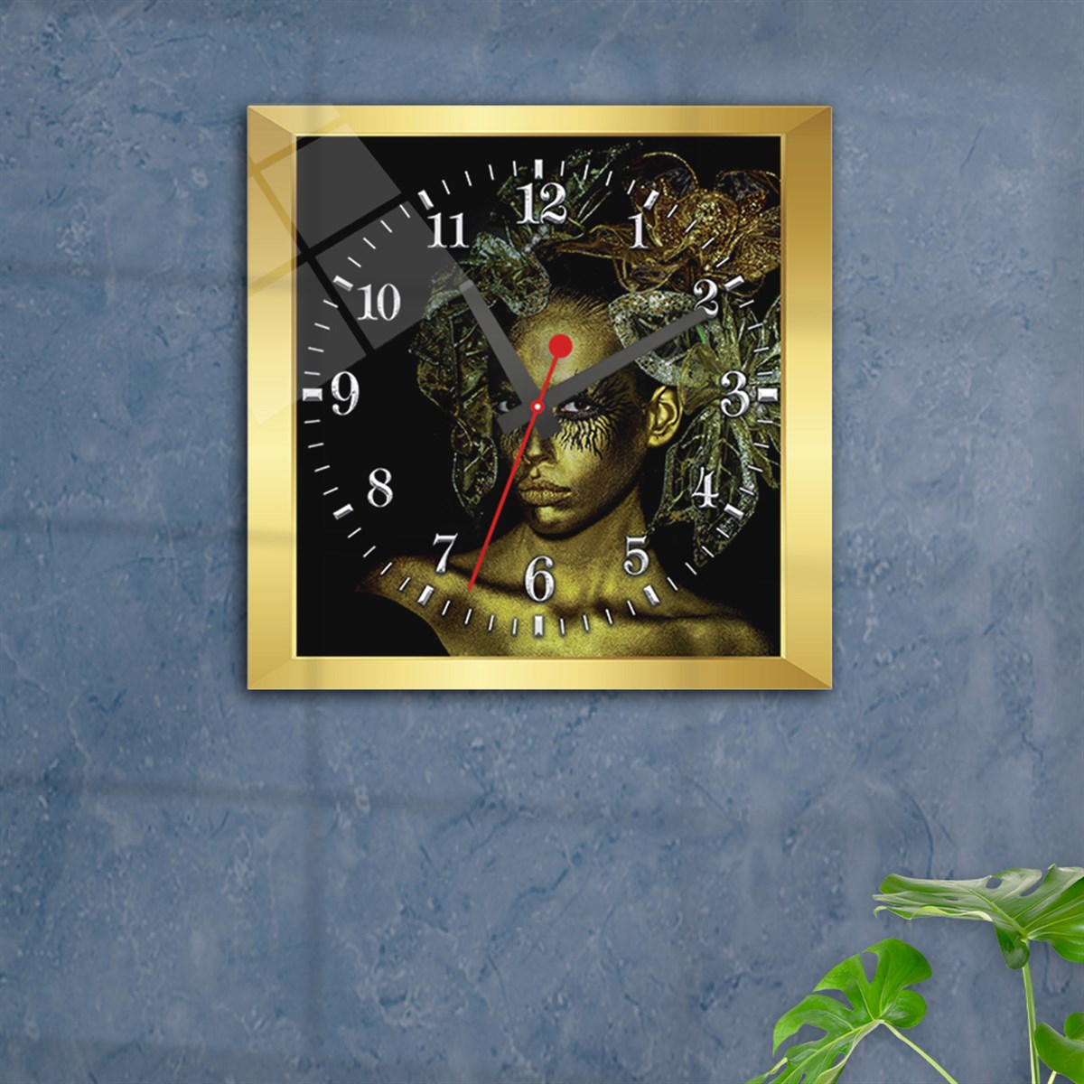 Tempered Glass Wall Clock