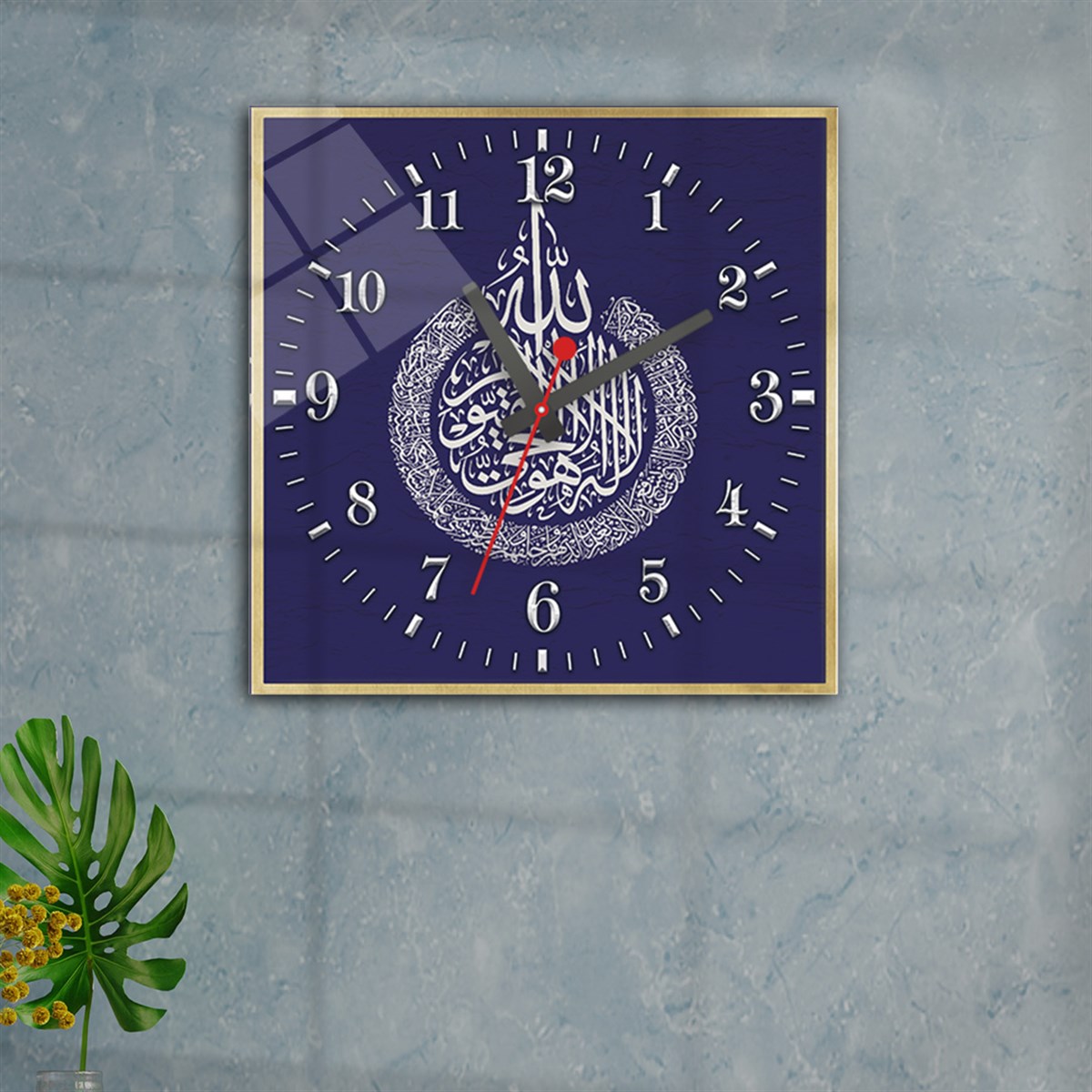 Tempered Glass Wall Clock