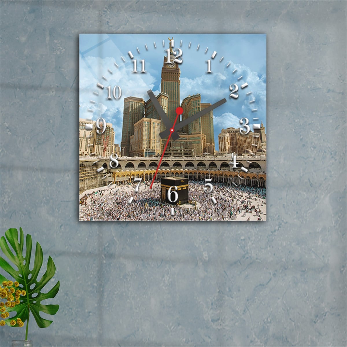 Tempered Glass Wall Clock