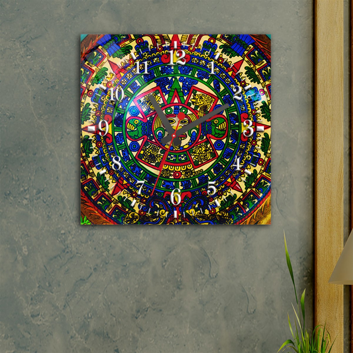 Tempered Glass Wall Clock