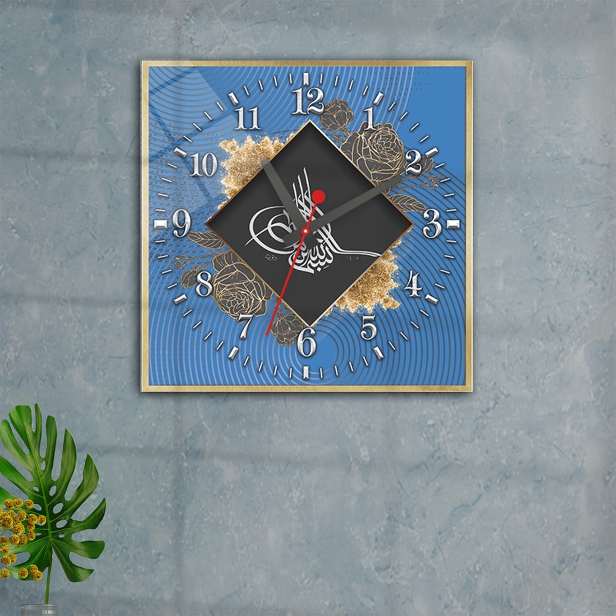 Tempered Glass Wall Clock