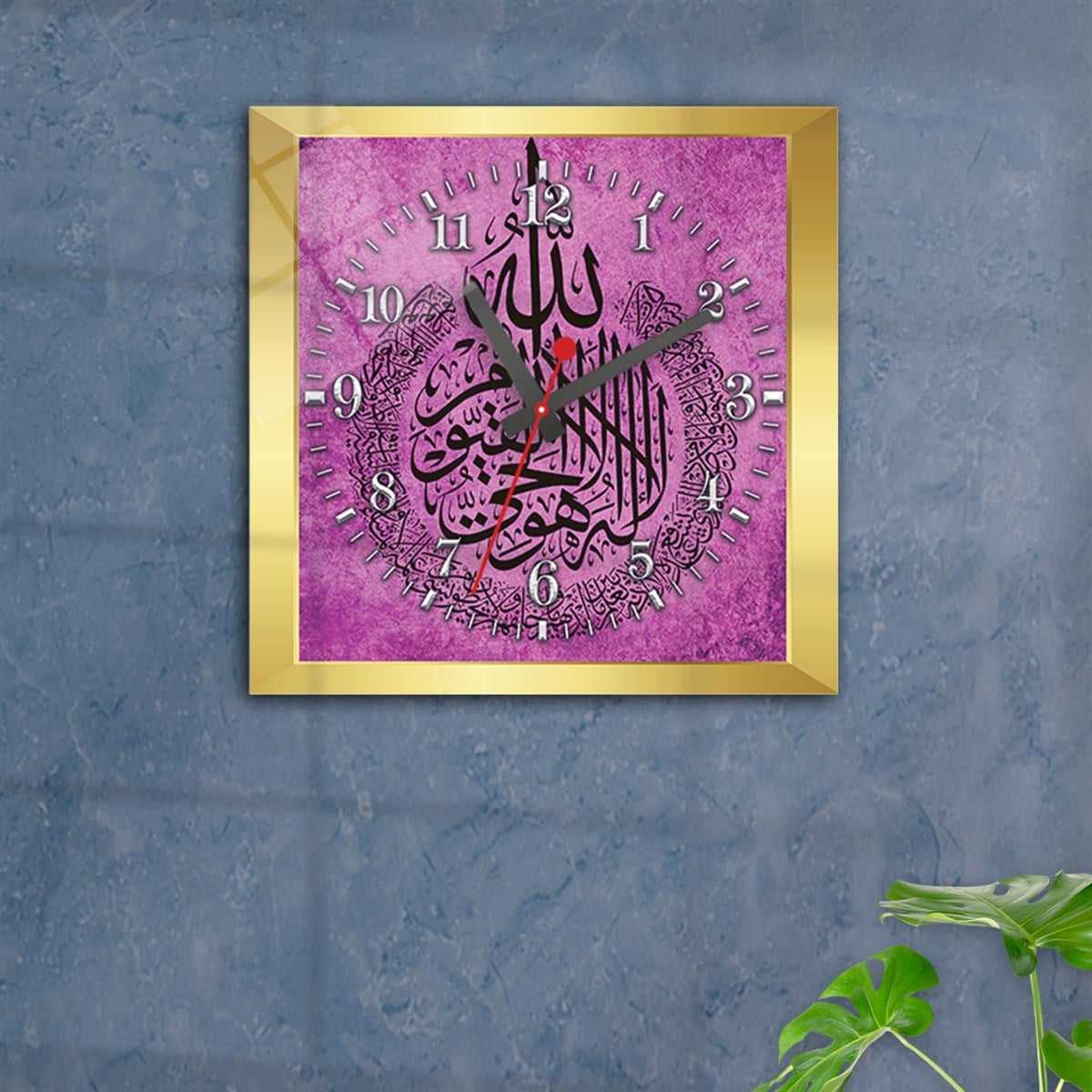 Tempered Glass Wall Clock