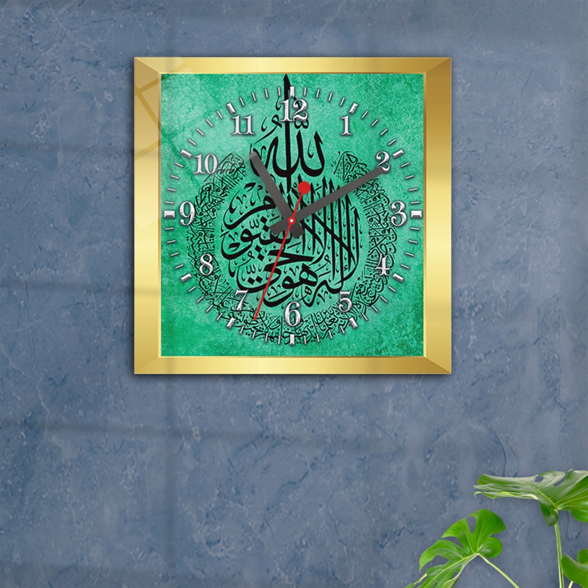 Tempered Glass Wall Clock