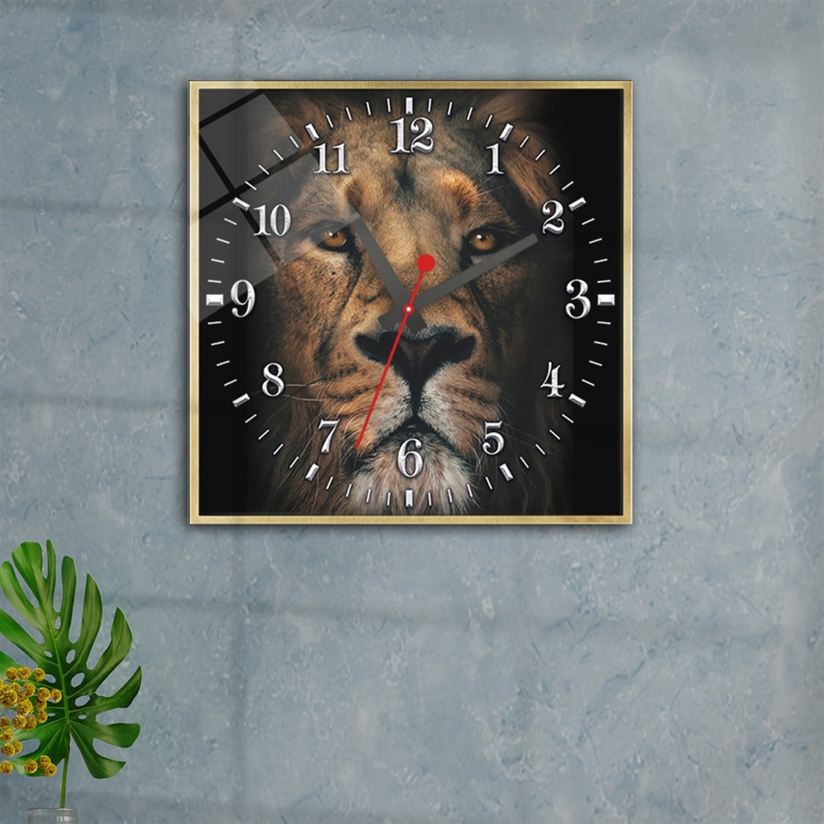 Tempered Glass Wall Clock