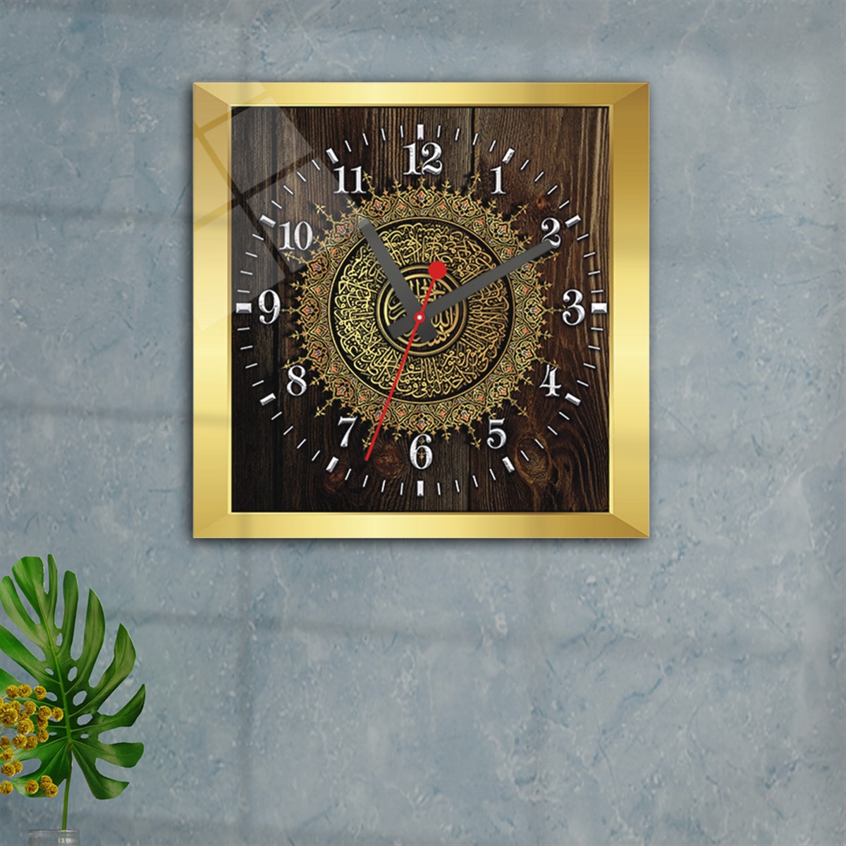 Tempered Glass Wall Clock