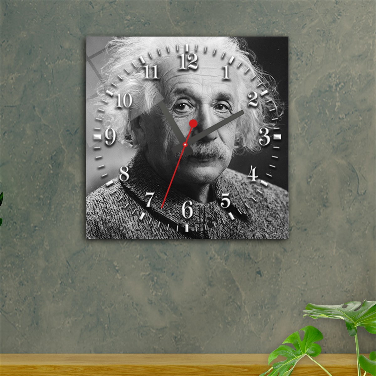 Tempered Glass Wall Clock