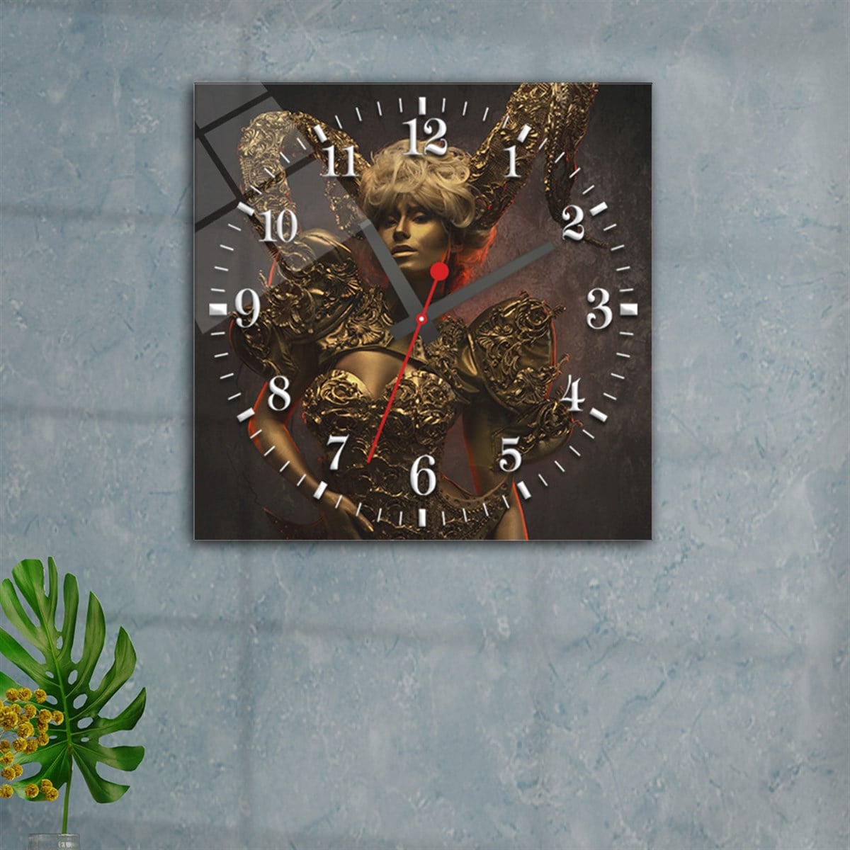 Tempered Glass Wall Clock