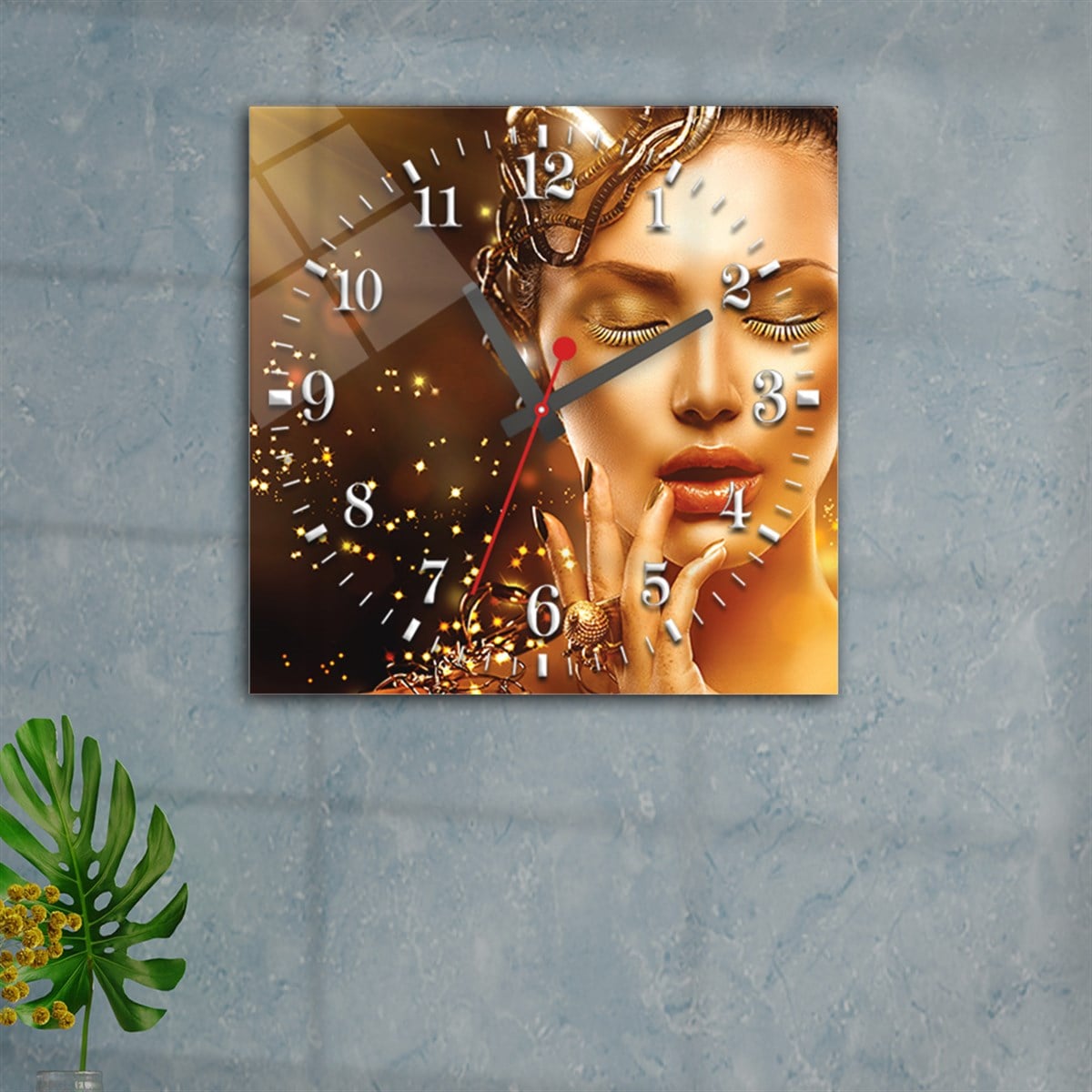 Tempered Glass Wall Clock