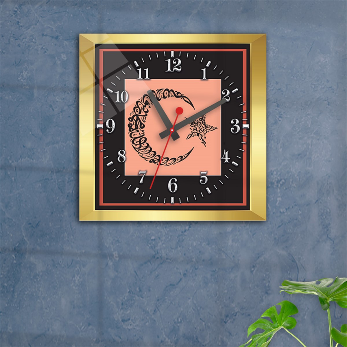 Tempered Glass Wall Clock