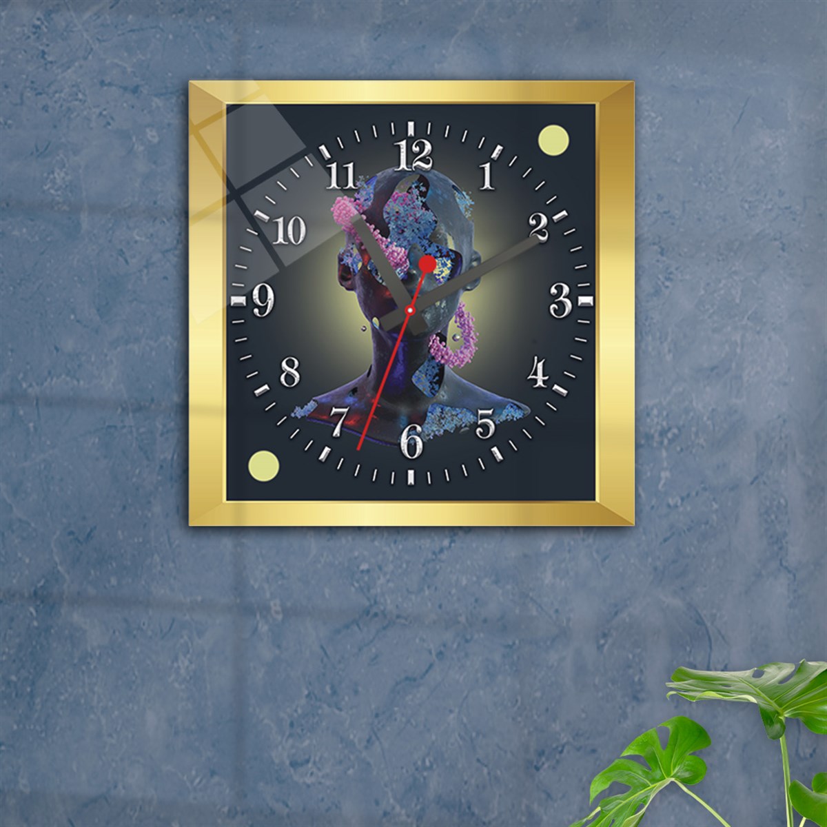 Tempered Glass Wall Clock