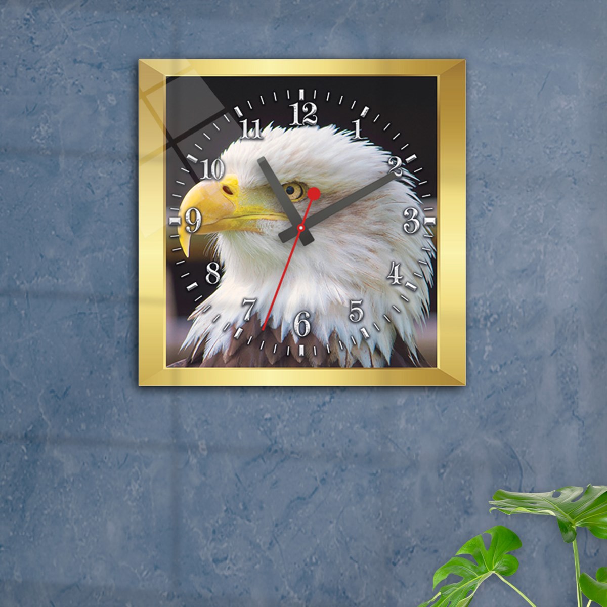 Tempered Glass Wall Clock