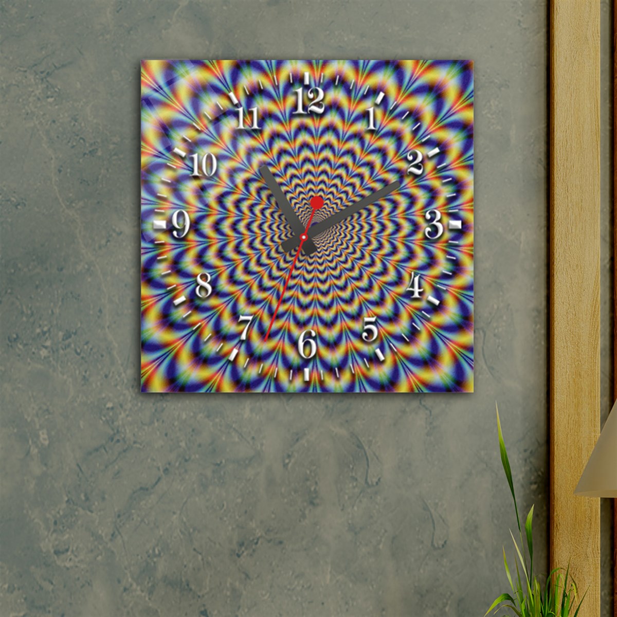 Tempered Glass Wall Clock