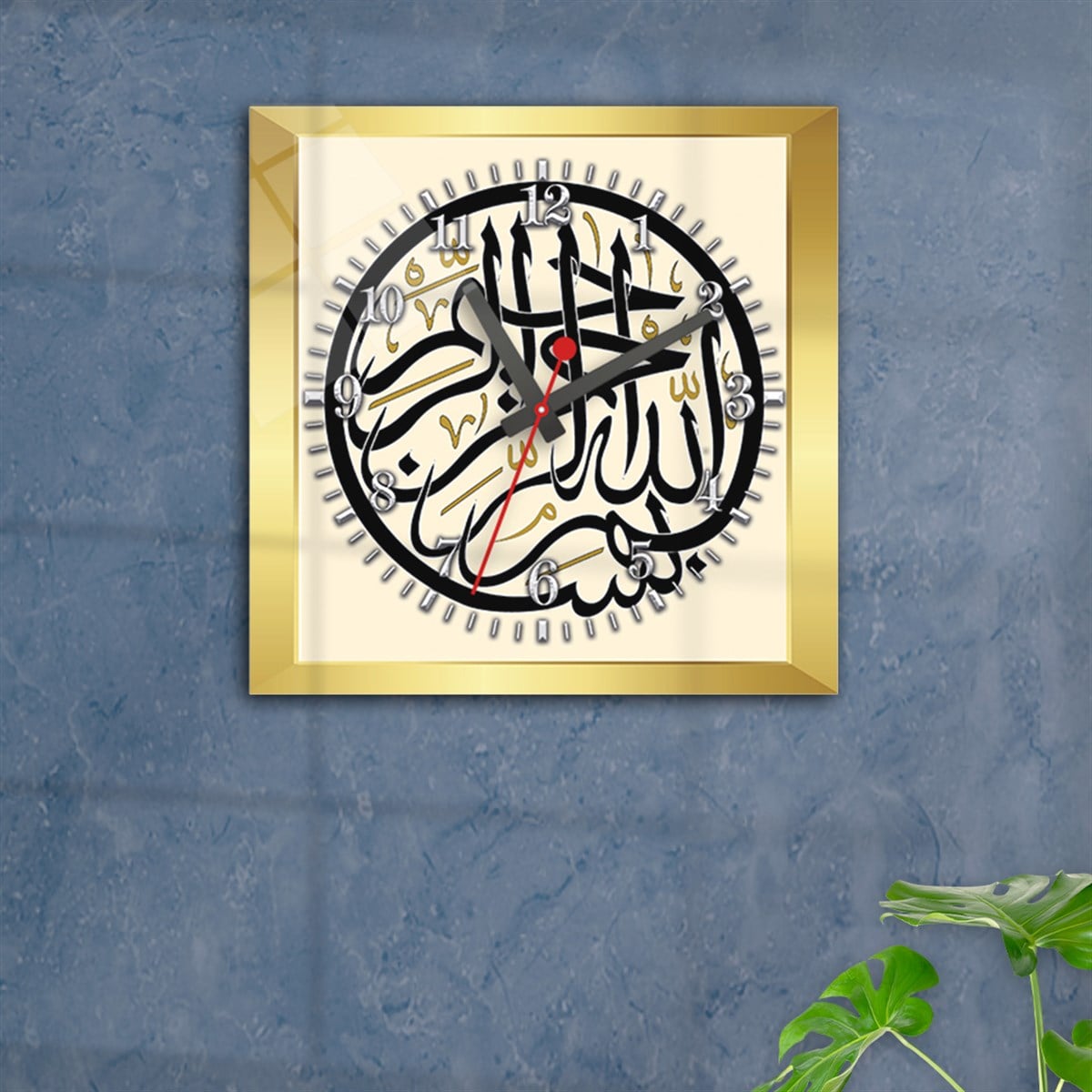 Tempered Glass Wall Clock