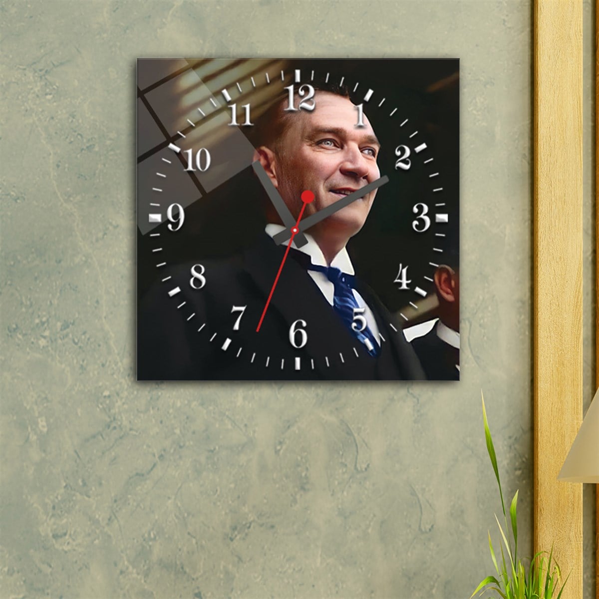 Tempered Glass Wall Clock