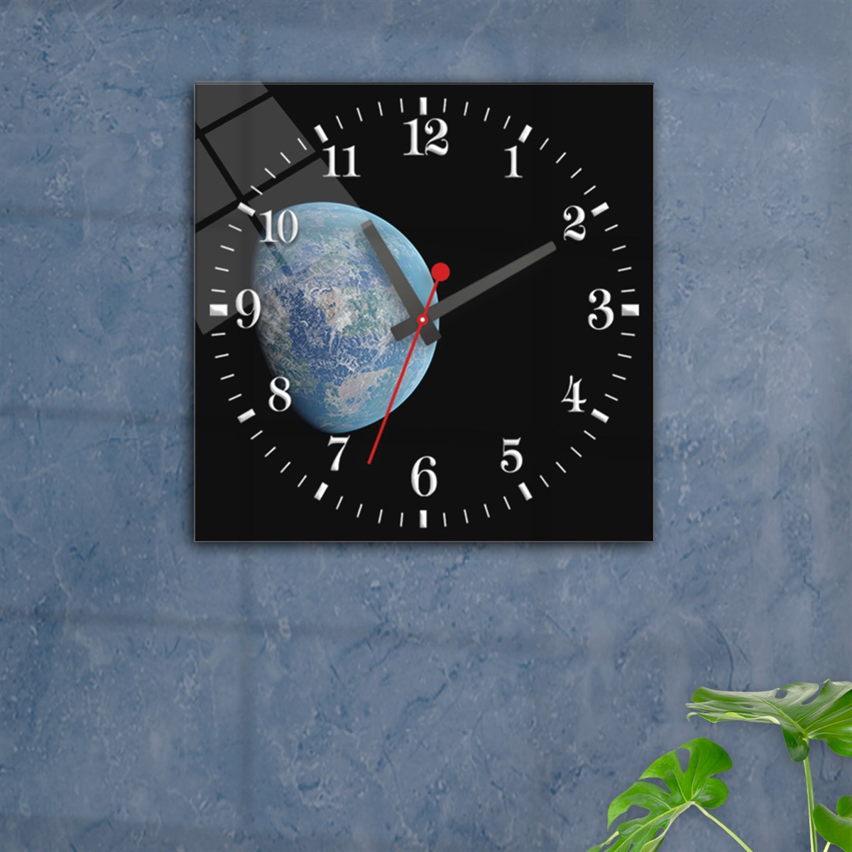Tempered Glass Wall Clock