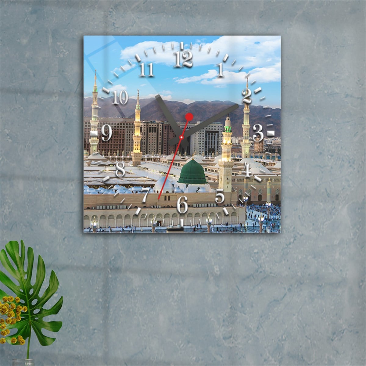 Tempered Glass Wall Clock