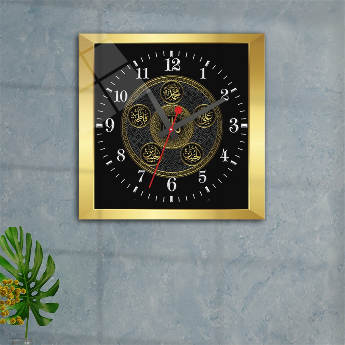 Tempered Glass Wall Clock