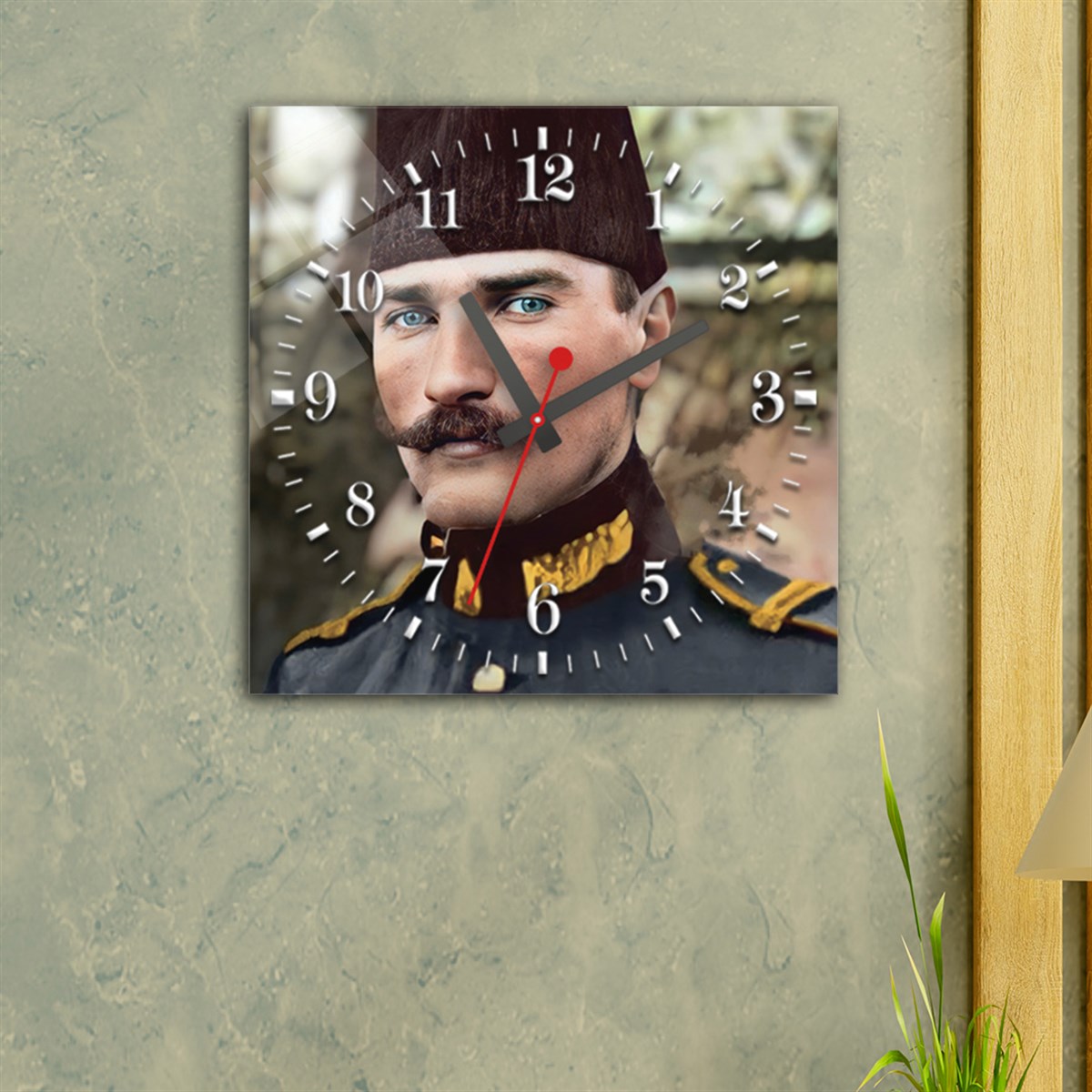 Tempered Glass Wall Clock