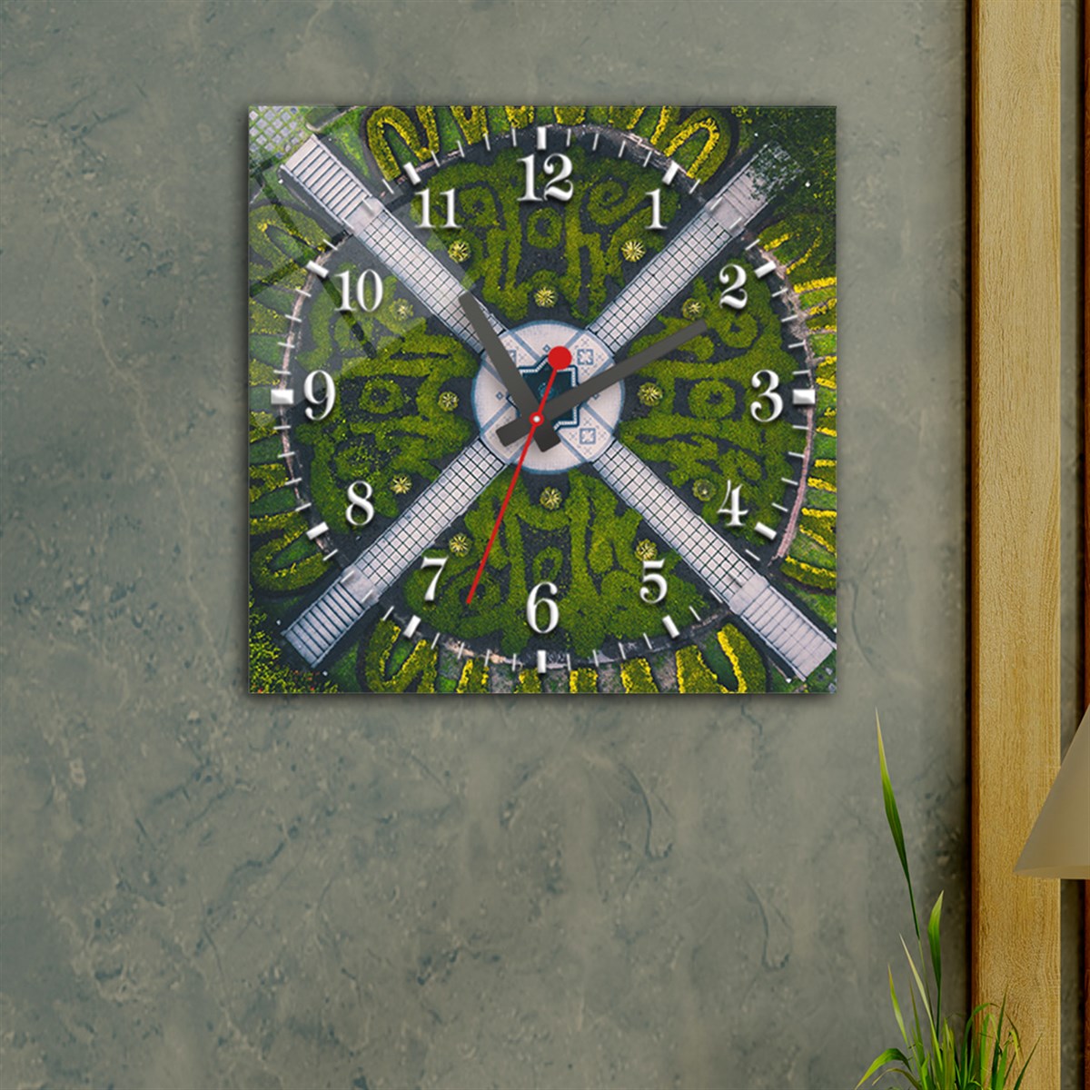Tempered Glass Wall Clock