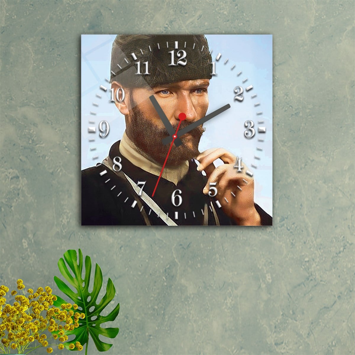 Tempered Glass Wall Clock