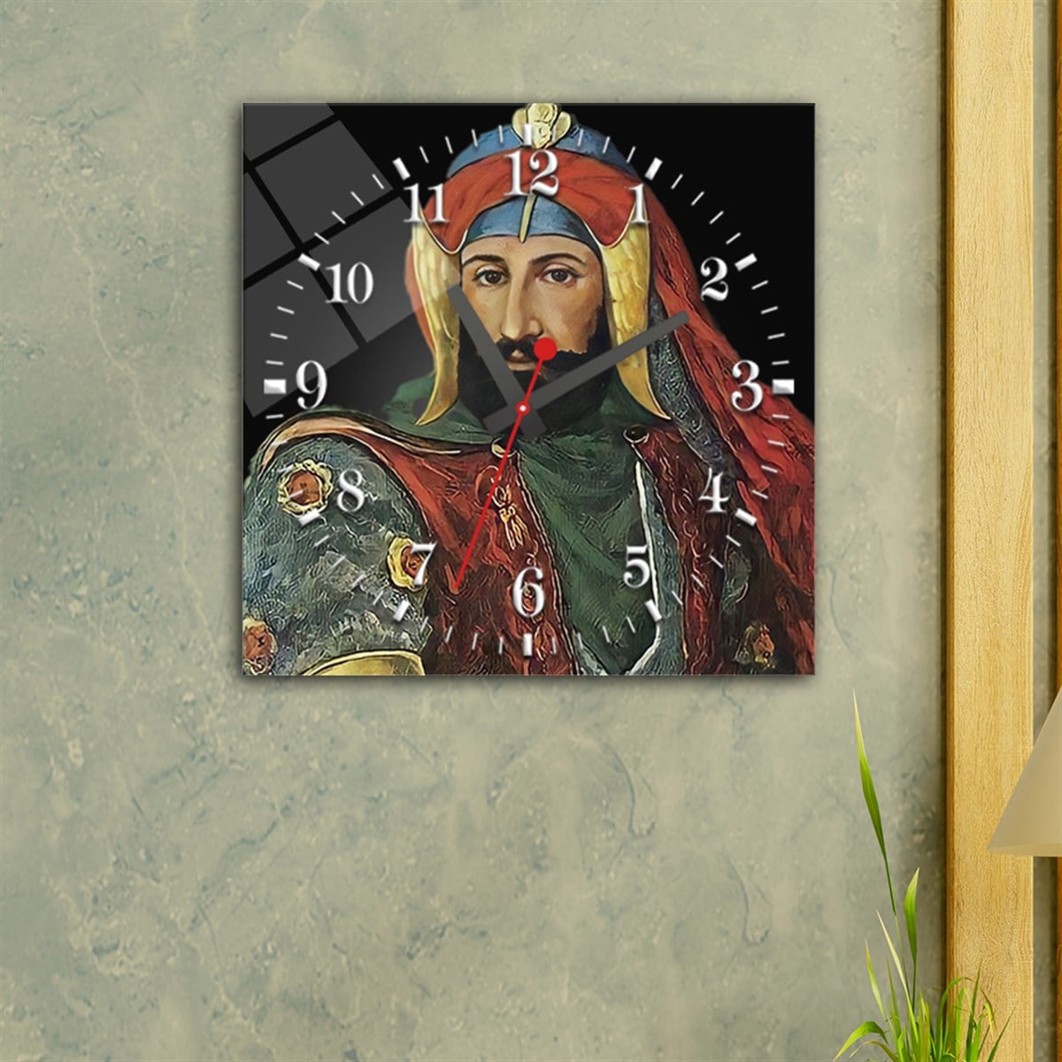 Tempered Glass Wall Clock