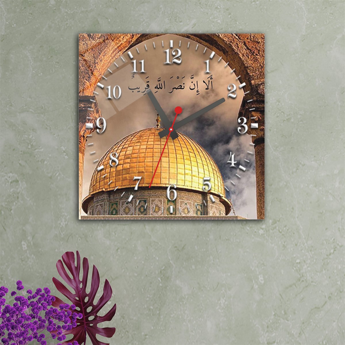 Tempered Glass Wall Clock