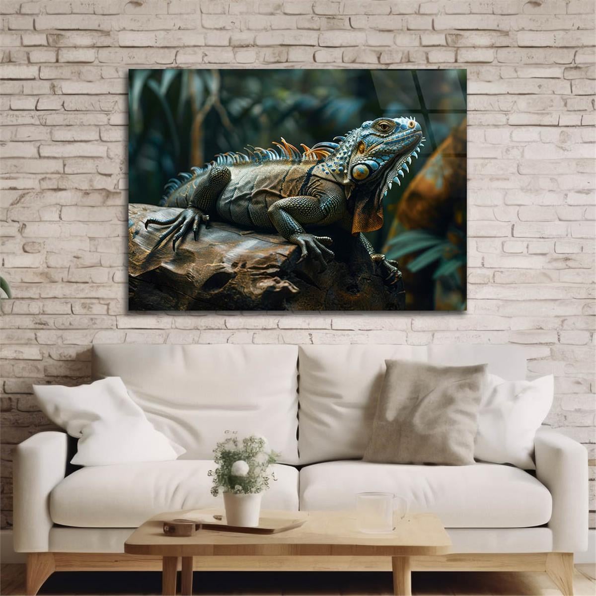 Yatay Doğa Temalı Cam Tablo 549