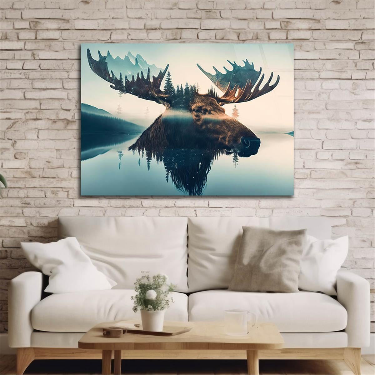 Yatay DoğaTemalı Cam Tablo 360