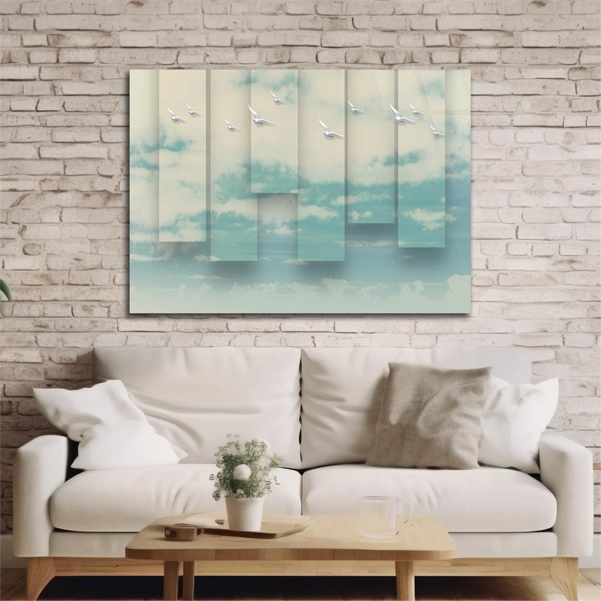 Yatay Sanat Temalı Cam Tablo 246