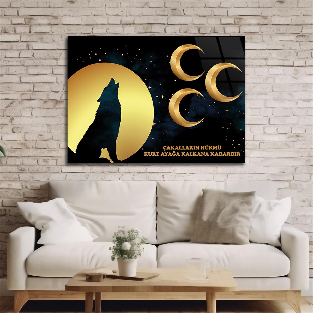 Horizontal National-Themed Tempered Glass Wall Art  41