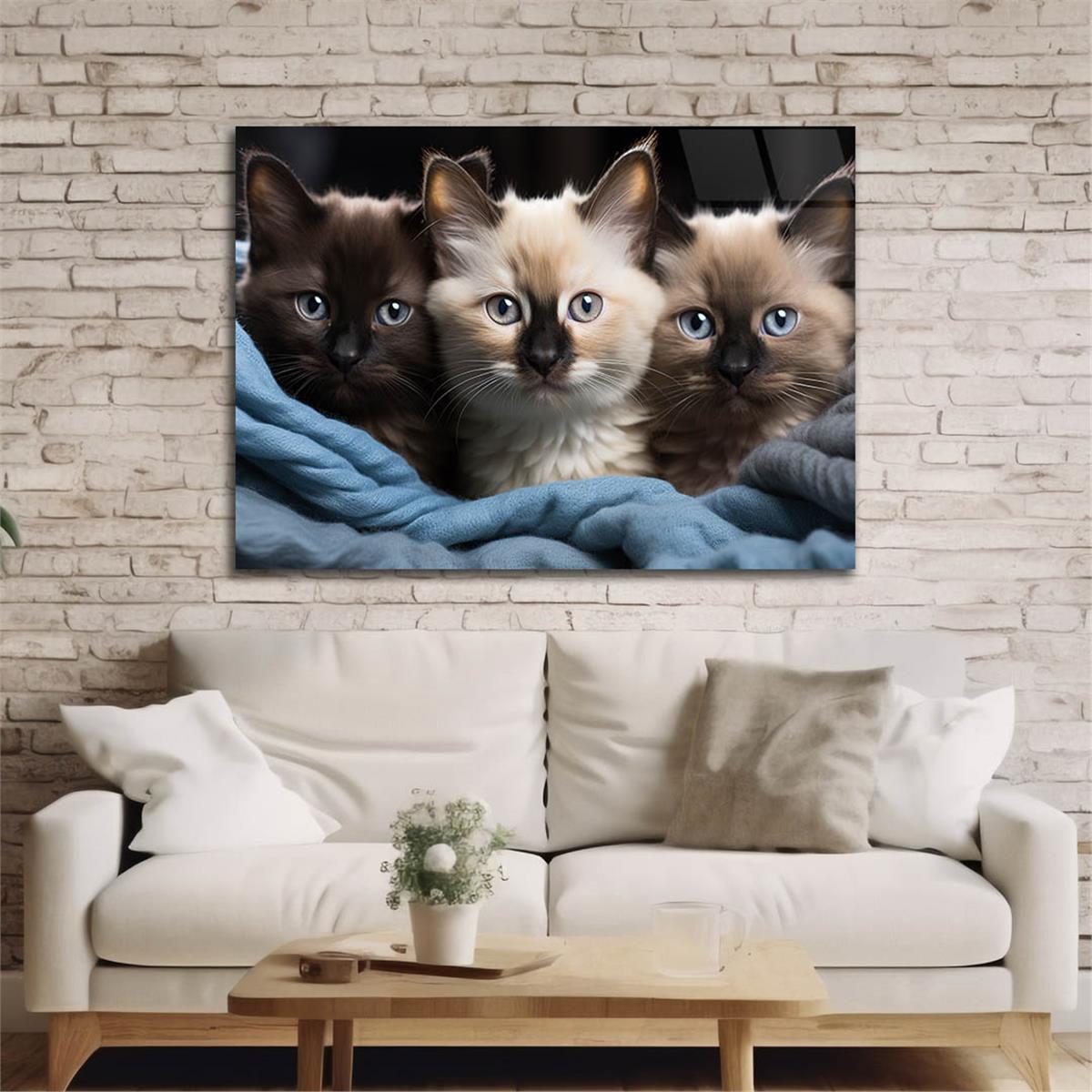 Yatay Doğa Temalı Cam Tablo 563